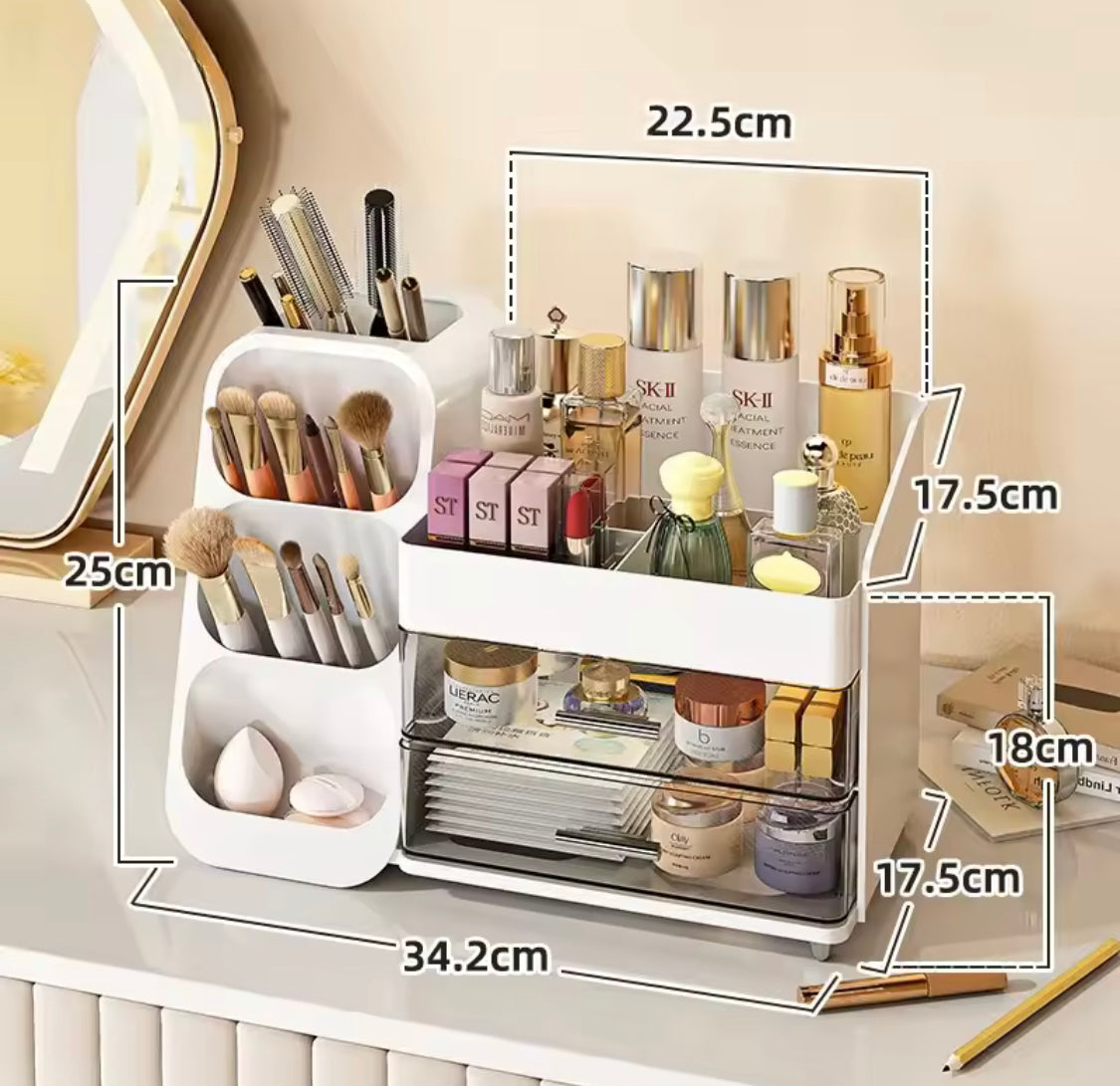 Makeup Organizer With Drawers, Makeup Sundries Storage Organizer, Cosmetic Display Case Makeup Organizer With Drawers, Makeup Sundries Storage Organizer, Cosmetic Display Case